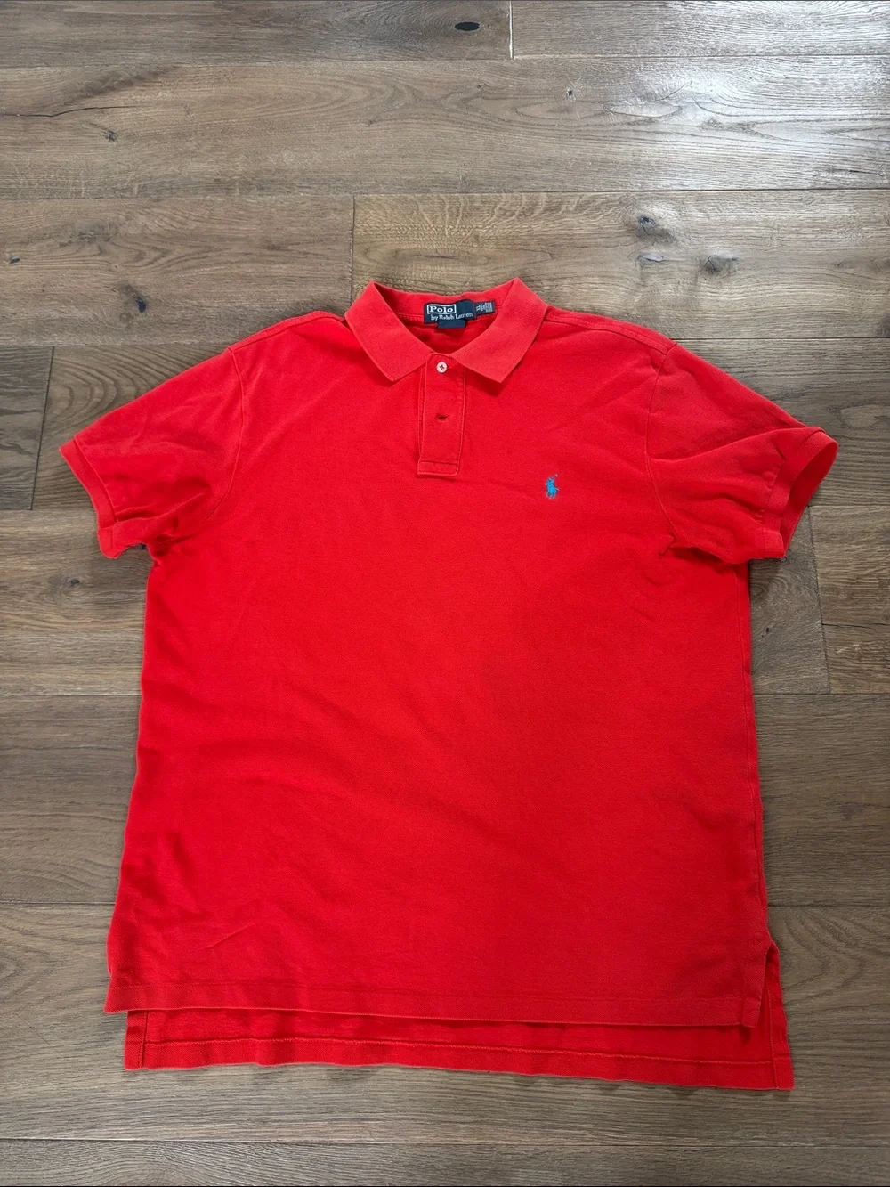 Polo by Ralph Lauren Red Polo with Contrast Pony